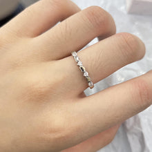 Adjustable Infinity Love Matching Heart Promise Rings Sets In Sterling Silver - CoupleSets