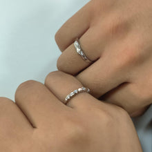 Adjustable Infinity Love Matching Heart Promise Rings Sets In Sterling Silver - CoupleSets