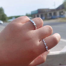 Adjustable Cute Butterfly Promise Rings For Couples In Sterling Silver - CoupleSets