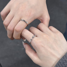 Adjustable Cute Butterfly Promise Rings For Couples In Sterling Silver - CoupleSets