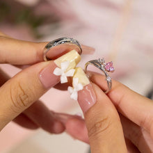 Adjustable Heartbeat Infinity Promise Rings For Couples In Sterling Silver - CoupleSets