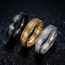 Lord Of The Rings Wedding Bands For Couples In Titanium