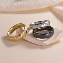 Lord Of The Rings Wedding Bands For Couples In Titanium