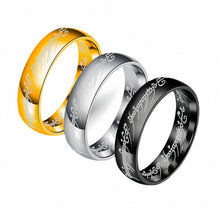 Lord Of The Rings Wedding Bands For Couples In Titanium