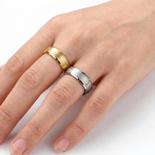 Lord Of The Rings Wedding Bands For Couples In Titanium