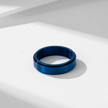Engravable Matching Titanium Spinner Rings For Couples