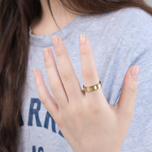Engravable Matching Titanium Spinner Rings For Couples