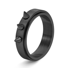 Engravable Titanium Spinner Self Defense Rings For Couples