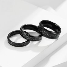Engravable Matching Ice Silk Black Tungsten Couple Wedding Bands