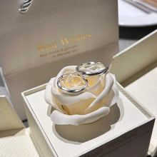 Adjustable Frosted Infinity Silver Promise Rings For Couples