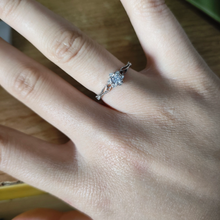 Adjustable King Queen Silver Infinity Knot Couple Promise Rings