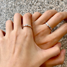 Adjustable Angel Wings Sterling Silver Promise Rings For Couples
