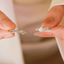 Engravable Thorns And Roses Silver Infinity Knot Couple Promise Rings
