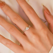 Engravable Thorns And Roses Silver Infinity Knot Couple Promise Rings