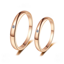 Engravable Simple Moissanite Sterling Silver Couple Promise Rings