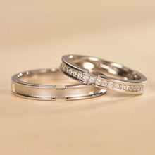 Engravable Sterling Silver Simple Knot Promise Rings For Couples