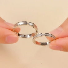 Engravable Sterling Silver Simple Knot Promise Rings For Couples