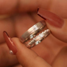 Engravable You Are The Best To Me Silver Promise Rings For Couples
