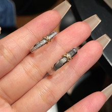 Engravable Infinity Knot Sterling Silver Promise Rings For Couples