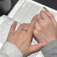 Engravable Infinity Knot Sterling Silver Promise Rings For Couples