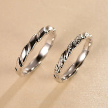 Engravable Love Infinity Sterling Silver Promise Rings For Couples