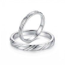 Engravable Love Infinity Sterling Silver Promise Rings For Couples