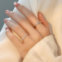 Engravable Infinity Love Sterling Silver Promise Couple Rings