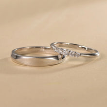 Engravable Princess And Knight Silver Promise Rings For Couples