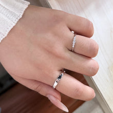 Engravable Princess And Knight Silver Promise Rings For Couples