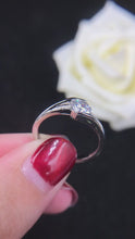 Engravable Solitaire Promise Ring For Couples In Sterling Silver