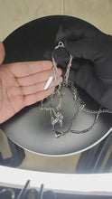 Engravable Magnetic Heart Double Cuban Chain Couples Necklaces