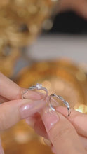Adjustable Infinity Promise Rings Sets In Sterling Silver
