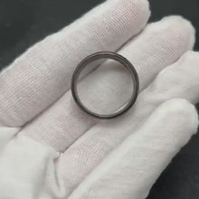 Personalized Wooden Rings For Couples In Titanium