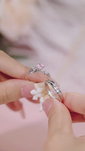 Adjustable Heartbeat Infinity Promise Rings For Couples In Sterling Silver