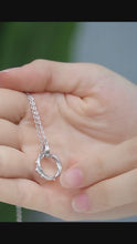 Unique Thorns Knot Matching Necklace For Couples In Sterling Silver