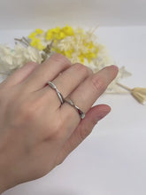 Engravable Matching Infinity Promise Rings Sets In Sterling Silver