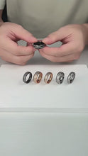 Engravable Matching Ice Silk Tungsten Couples Wedding Bands