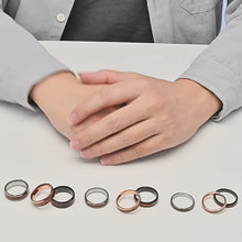 Engravable 6th Anniversary Tungsten Wooden Rings For Couples