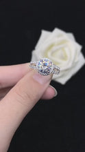 Engravable Solitaire with Side Accent Promise Rings For Couples In Sterling Silver