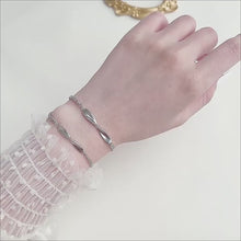 Engravable Matching Infinity Couple Bracelets In Sterling Silver